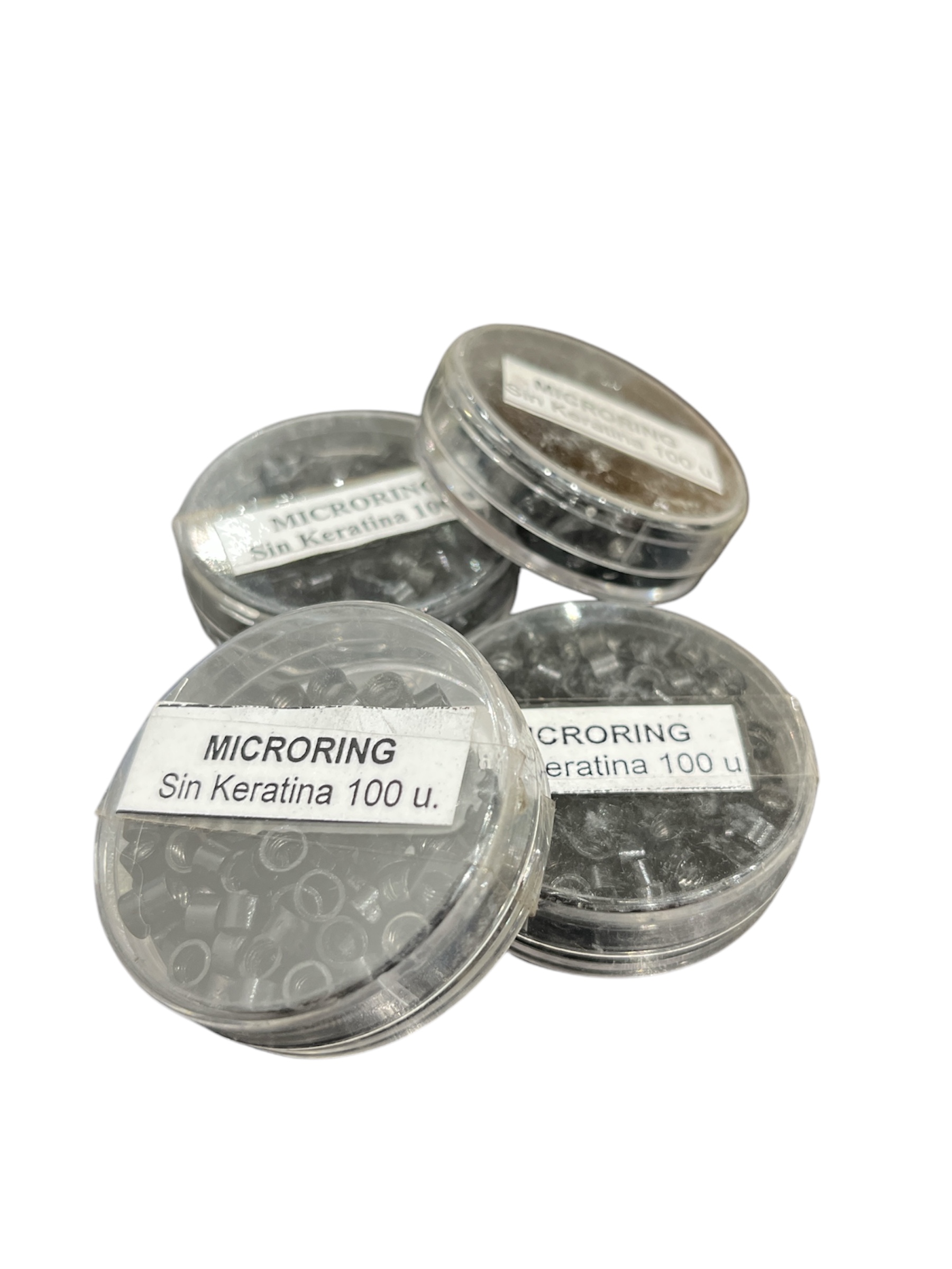 Microring Siliconado Negro p/ Extensiones y Cortinas x 100U Lyn